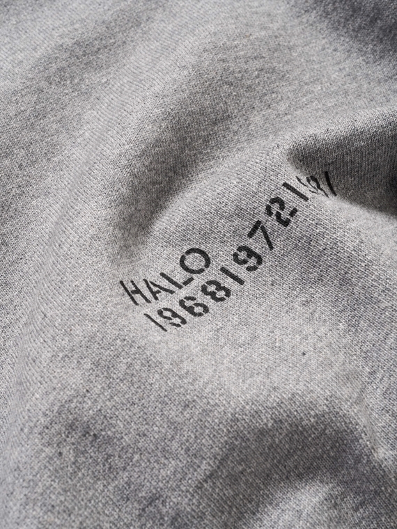 Halo Essential Crew Sweatshirt, Grey Melange